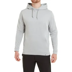 FootJoy Tröjor Herr-Lightweight Hoodie Heather-Grey