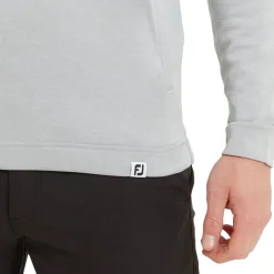 FootJoy Tröjor Herr-Lightweight Hoodie Heather-Grey