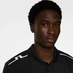 J.Lindeberg Pikétröjor Herr-Lionel Polo Svart Black