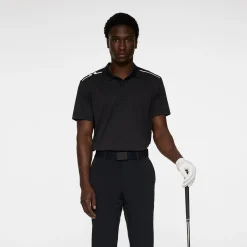 J.Lindeberg Pikétröjor Herr-Lionel Polo Svart Black