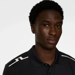 J.Lindeberg Pikétröjor Herr-Lionel Polo Svart Black