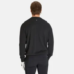 Callaway Tröjor Herr-Ls V-Neck Merino Grå Dark Caviar Heather