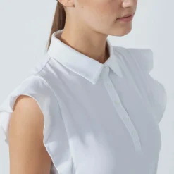 Daily Sports Pikétröjor Dam-Luxe Sl Shirt Vit White