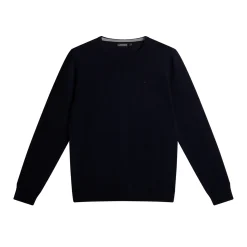 J.Lindeberg Tröjor Herr-Lyle Merino Crew Neck Sweater Blå Navy
