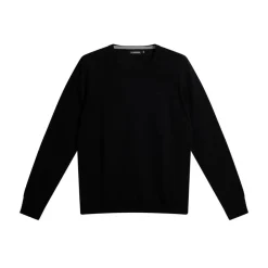 J.Lindeberg Tröjor Herr-Lyle Merino Crew Neck Sweater Svart Black