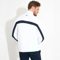 Abacus Tröjor Herr-M Aloha Uv Longsleeve Vit 193-White-Navy