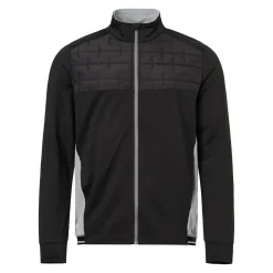 Abacus Tröjor Herr-M Birkdale Midlayer Svart 600-Black