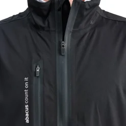 Abacus Regnjackor Herr-M Bounce Rainjacket Svart 600-Black