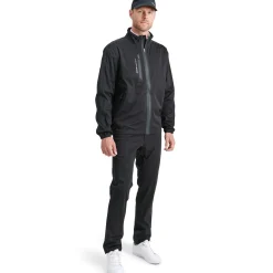 Abacus Regnbyxor Herr-M Bounce Raintrousers Shorter Svart 600-Black