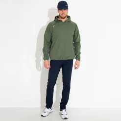 Abacus Regnjackor Herr-M Bounce Waterproof Hoodie Grön 517-Forest