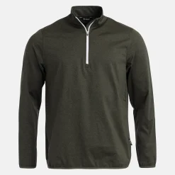 Abacus Tröjor Herr-M Budock Midlayer 537-Forest-Melange