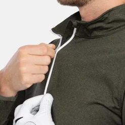 Abacus Tröjor Herr-M Budock Midlayer 537-Forest-Melange