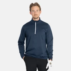 Abacus Tröjor Herr-M Budock Midlayer 305-Navymelange