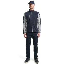 Abacus Jackor Herr-M Dornoch Stretch Grå 373-Navy-Lt.Grey