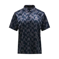 Peak Performance Pikétröjor Herr-M Graphic SS Polo Motion-Grey