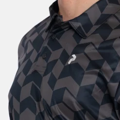 Peak Performance Pikétröjor Herr-M Graphic SS Polo Motion-Grey
