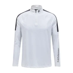 Peak Performance Tröjor Herr-M Half Zip Baselayer White-Motion Grey-