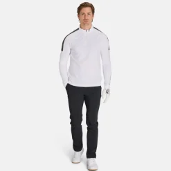 Peak Performance Tröjor Herr-M Half Zip Baselayer White-Motion Grey-