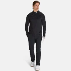 Peak Performance Tröjor Herr-M Half Zip Baselayer Black-Motion Grey-