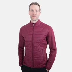 Bogeys & Birdies Jackor Herr-M Hybrid Padded Jkt Röd Burgundy