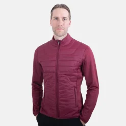 Bogeys & Birdies Jackor Herr-M Hybrid Padded Jkt Röd Burgundy