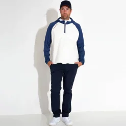 Abacus Jackor Herr-M Kingsbarns Hybrid Hoodie 311-Steelblue