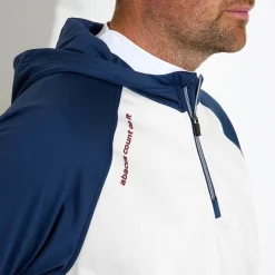 Abacus Jackor Herr-M Kingsbarns Hybrid Hoodie 311-Steelblue