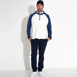 Abacus Jackor Herr-M Kingsbarns Hybrid Hoodie 311-Steelblue
