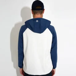 Abacus Jackor Herr-M Kingsbarns Hybrid Hoodie 311-Steelblue