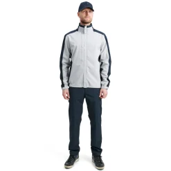 Abacus Regnjackor Herr-M Links Stretch Rainjacket Grå 373-Navy-Lt.Grey