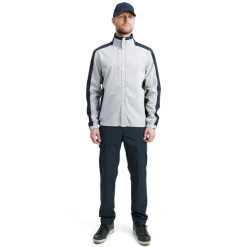 Abacus Regnjackor Herr-M Links Stretch Rainjacket Grå 373-Navy-Lt.Grey
