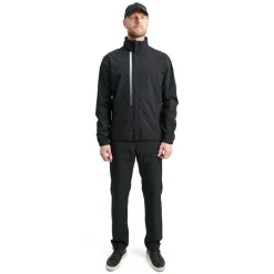 Abacus Regnjackor Herr-M Links Stretch Rainjacket Svart 600-Black