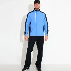 Abacus Regnjackor Herr-M Links Stretch Rainjacket Blå 532-Heaven