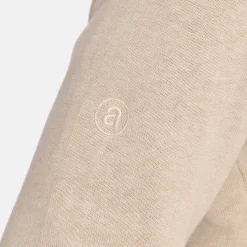 Abacus Tröjor Herr-M Louth Knitted Windstopper 151-Sandmelange