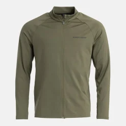 Bogeys & Birdies Tröjor Herr-M Mid Layer LS Full-Zip Leaf Clover Green
