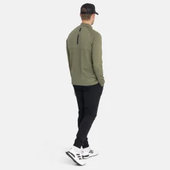 Bogeys & Birdies Tröjor Herr-M Mid Layer LS Full-Zip Leaf Clover Green