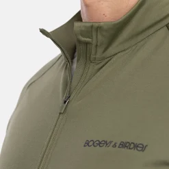 Bogeys & Birdies Tröjor Herr-M Mid Layer LS Full-Zip Leaf Clover Green
