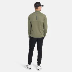 Bogeys & Birdies Tröjor Herr-M Mid Layer LS Full-Zip Leaf Clover Green