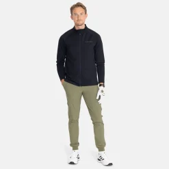 Bogeys & Birdies Tröjor Herr-M Mid Layer LS Full-Zip Svart Black