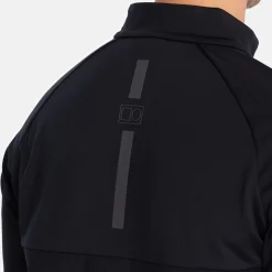Bogeys & Birdies Tröjor Herr-M Mid Layer LS Full-Zip Svart Black