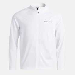 Bogeys & Birdies Tröjor Herr-M Mid Layer LS Full-Zip Vit White
