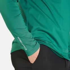 Bogeys & Birdies Tröjor Herr-M Mid Layer LS Zip Racing Green