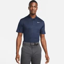 Nike Pikétröjor Herr-M Nk Df Vctry Solid Polo Blå Obsidian-White