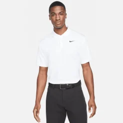 Nike Pikétröjor Herr-M Nk Df Vctry Solid Polo Vit White-Black