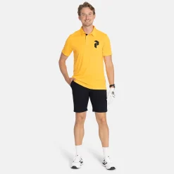 Peak Performance Pikétröjor Herr-M Panmore Polo Blazing-Orange