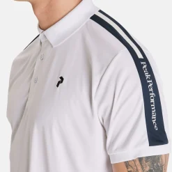 Peak Performance Pikétröjor Herr-M Player Polo White-Salute Blue-