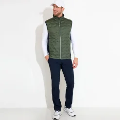 Abacus Västar Herr-M Portrush Hybrid Vest Grön 517-Forest