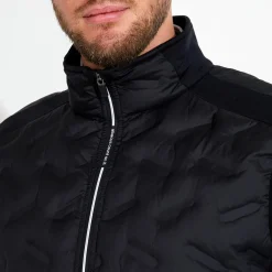 Abacus Västar Herr-M Portrush Hybrid Vest Svart 600-Black