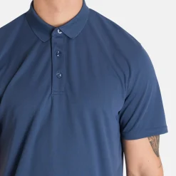 Abacus Pikétröjor Herr-M Prestwick Recycled 311-Steelblue