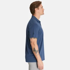 Abacus Pikétröjor Herr-M Prestwick Recycled 311-Steelblue